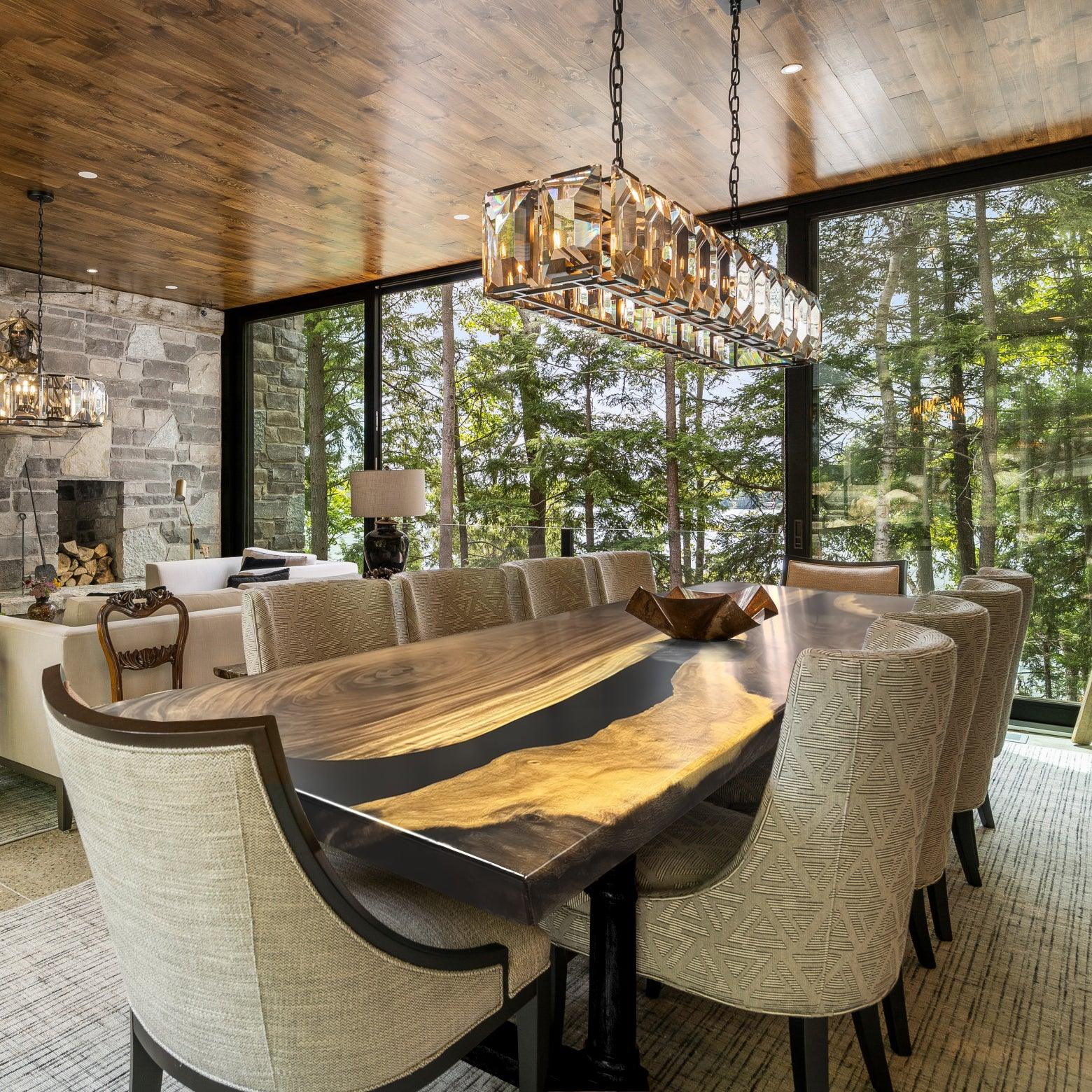 Contemporary Large Dining Table And Chairs Arezzo High Gloss