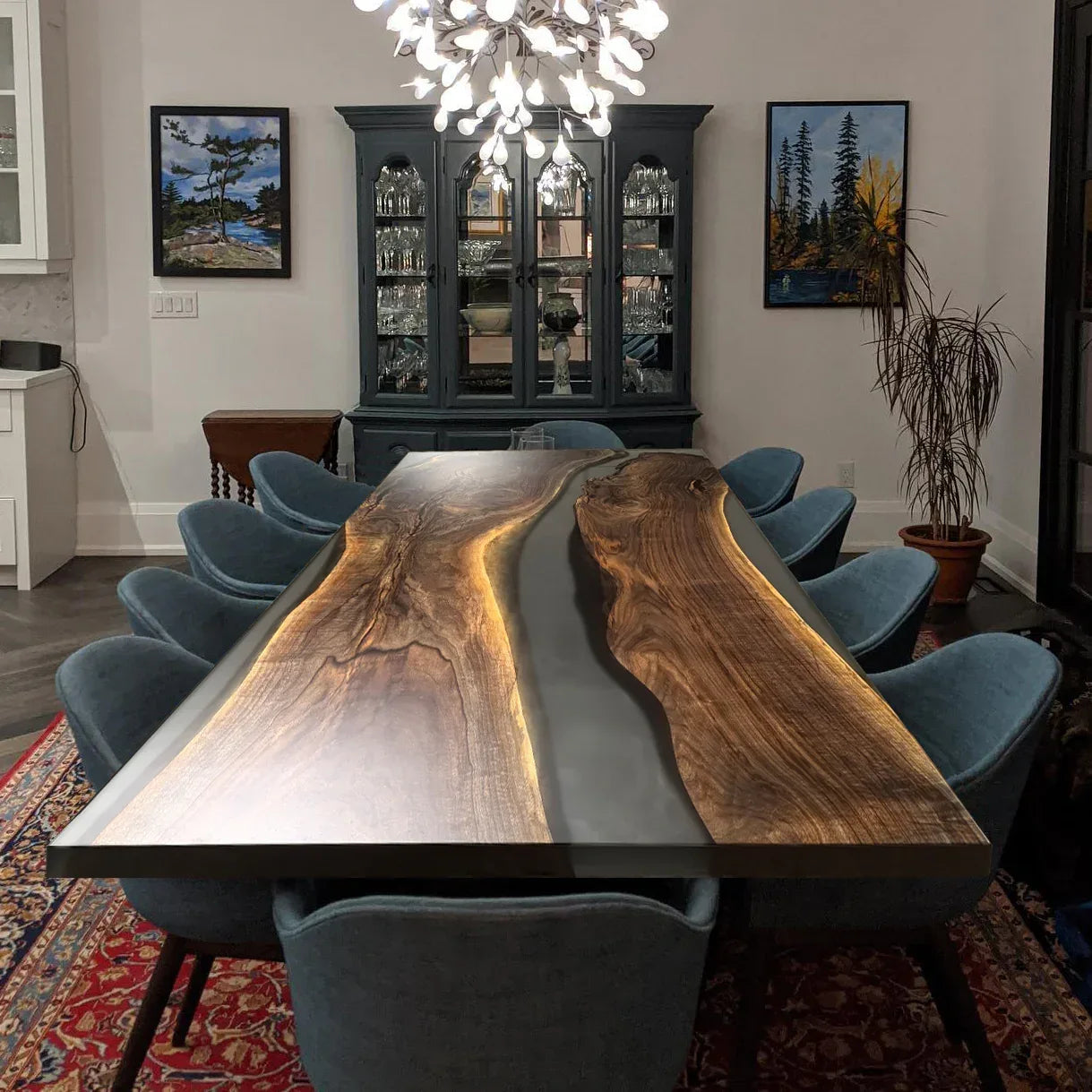 Grey Walnut Dining Table Walnut Gray Extendable Dining Table With
