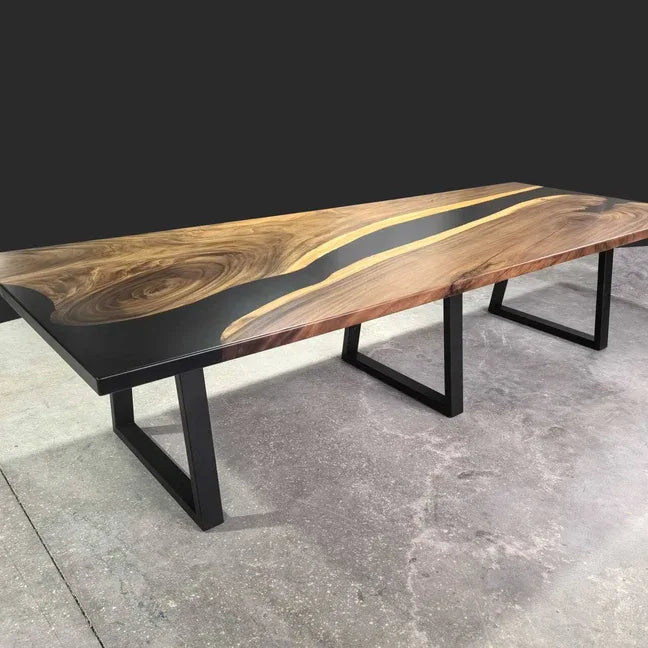 Trapezium Ladder Shape Table Legs 28" height for dining table for 10-14 people(single leg) - MOOKA FURNITURE