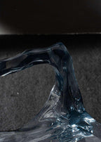 Meauzac dark crystal armchair handmade pure resin chair - MOOKA FURNITURE