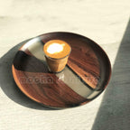 BLACK WALNUT RESIN TRAY FREE SHIPPING MKTY011-24B - MOOKA FURNITURE