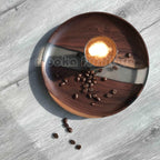 BLACK WALNUT RESIN TRAY FREE SHIPPING MKTY011-24B - MOOKA FURNITURE