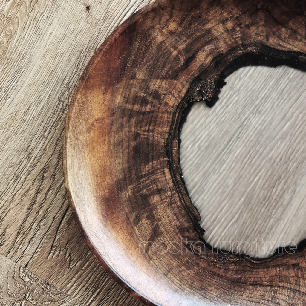 BLACK WALNUT RESIN TRAY FREE SHIPPING - MOOKA FURNITURE