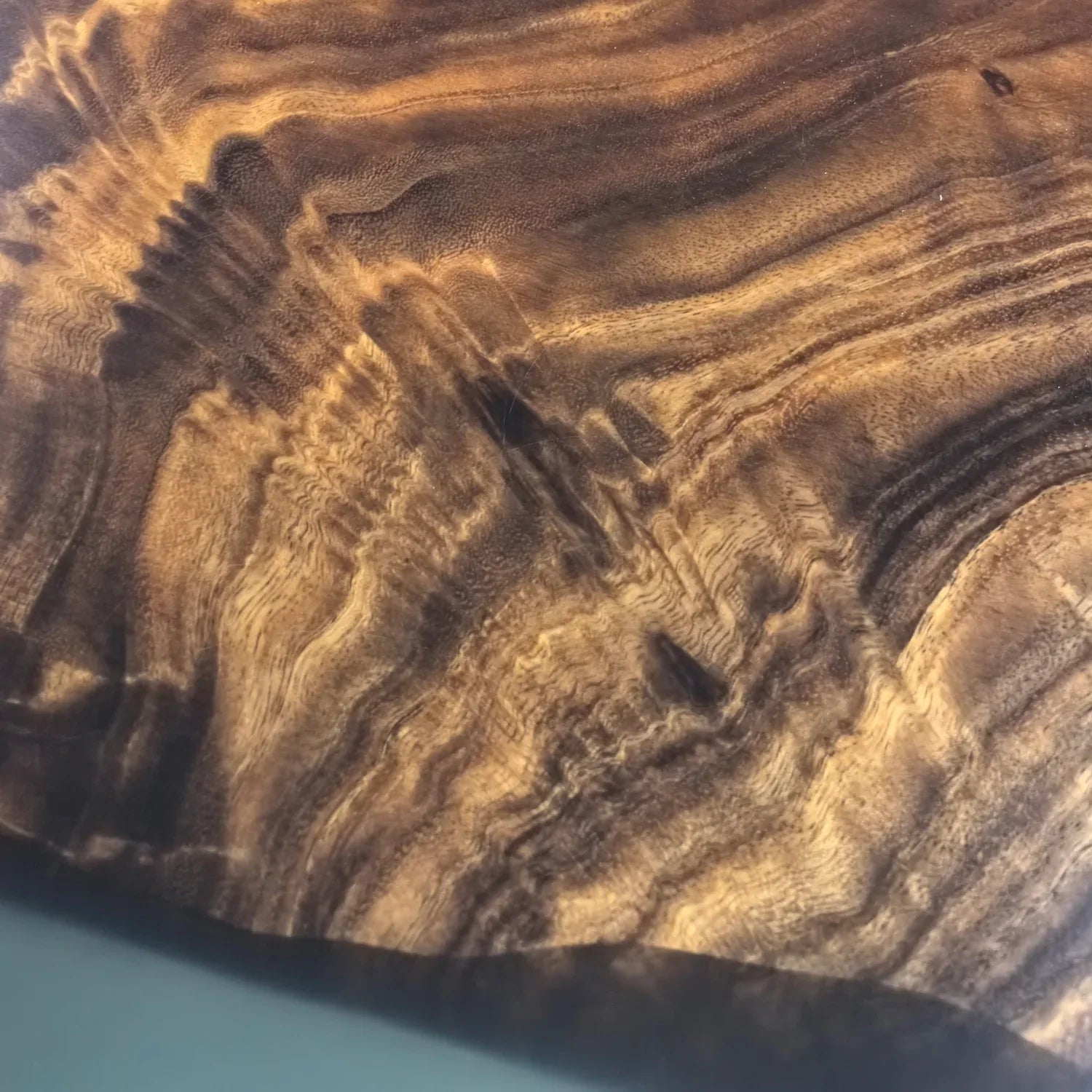 Large size live edge dark walnut wood dining table for 12 people custom made 12foot river table - MOOKA FURNITURE