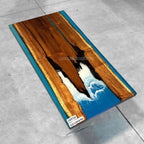 Resin Wood Dining Table - MOOKA FURNITURE