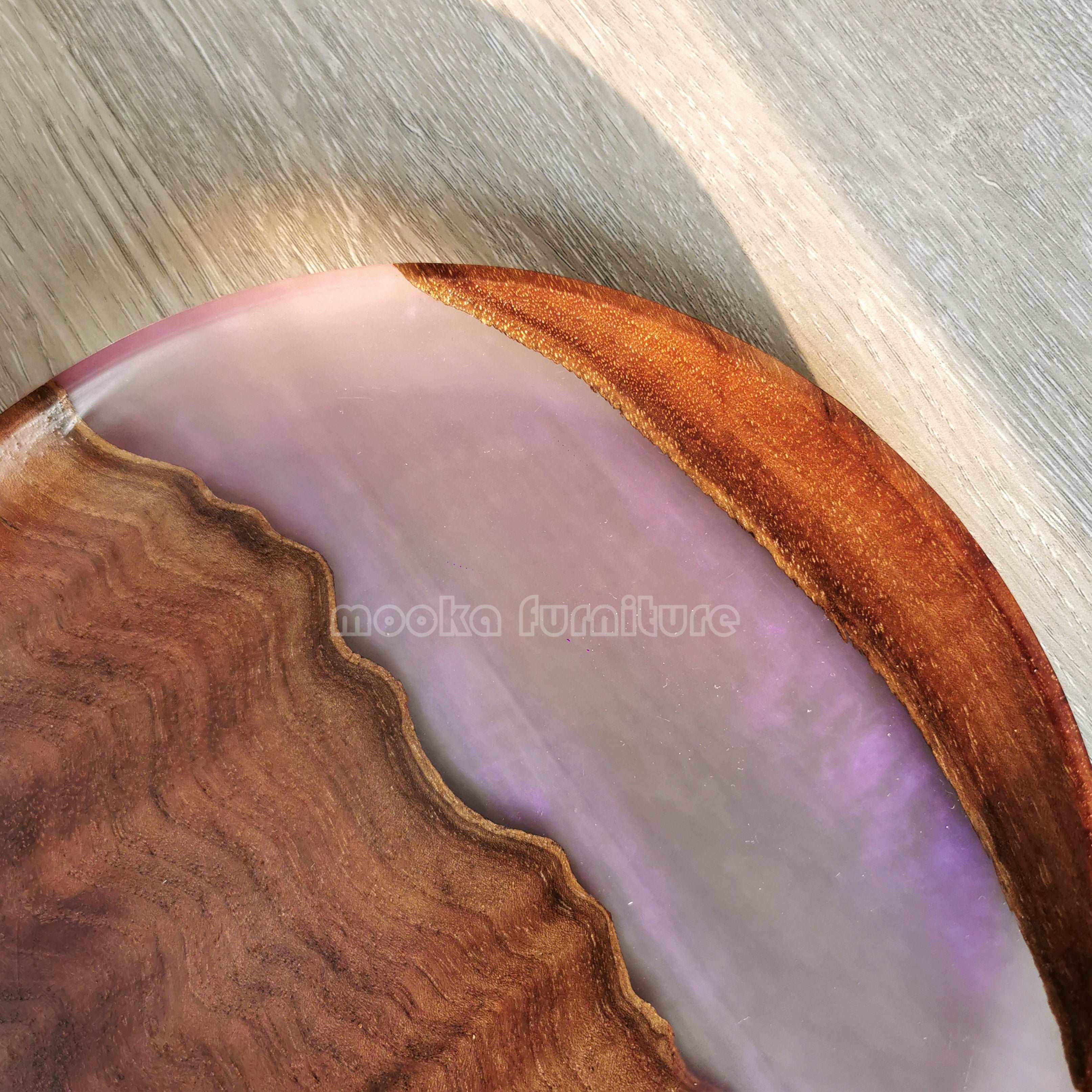 BLACK WALNUT RESIN TRAY FREE SHIPPING - MOOKA FURNITURE