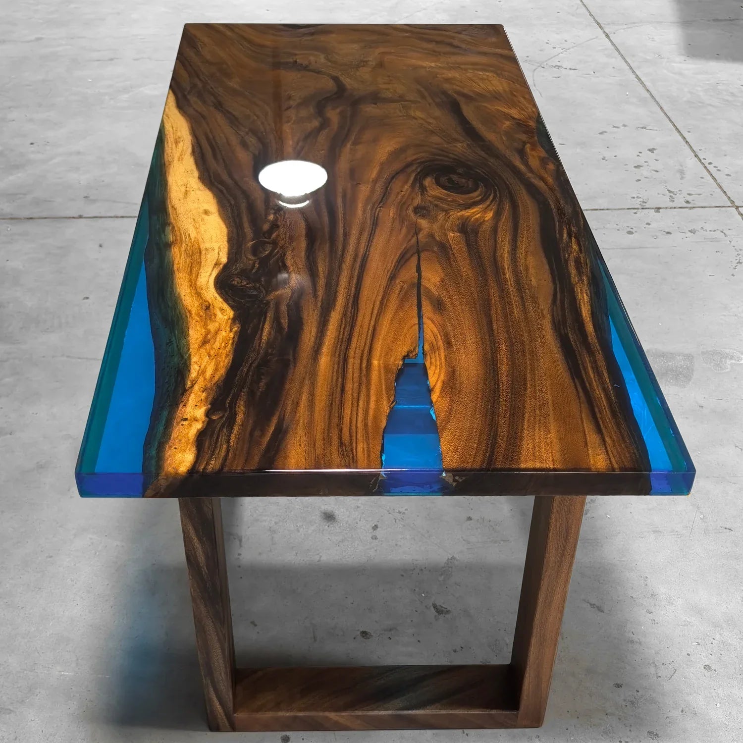 River table home office desk with solid wood legs writing desk computer desk study desk - MOOKA FURNITURE