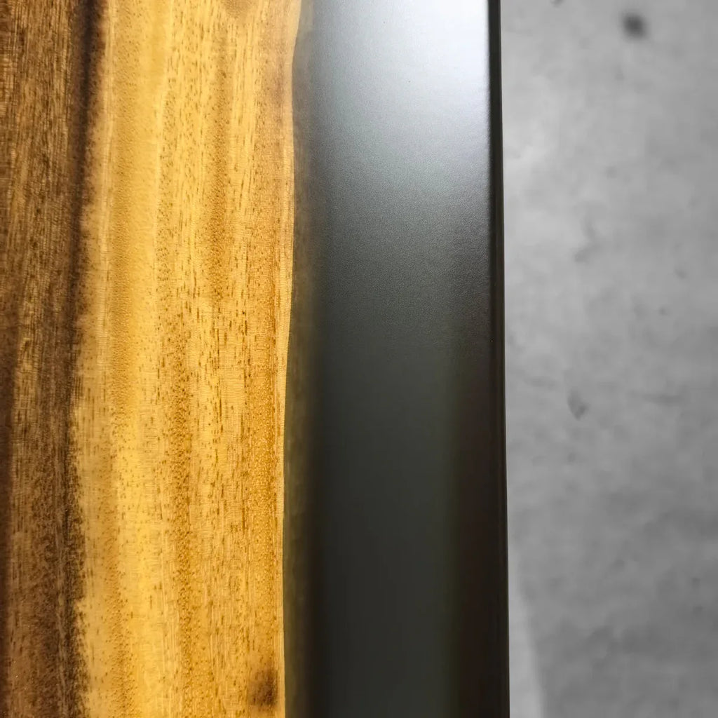 Large size live edge dark walnut wood dining table for 12 people custom made 12foot river table - MOOKA FURNITURE