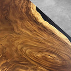 Craftsmanship single masterpiece solid wood dining table for 8 people - MOOKA FURNITURE