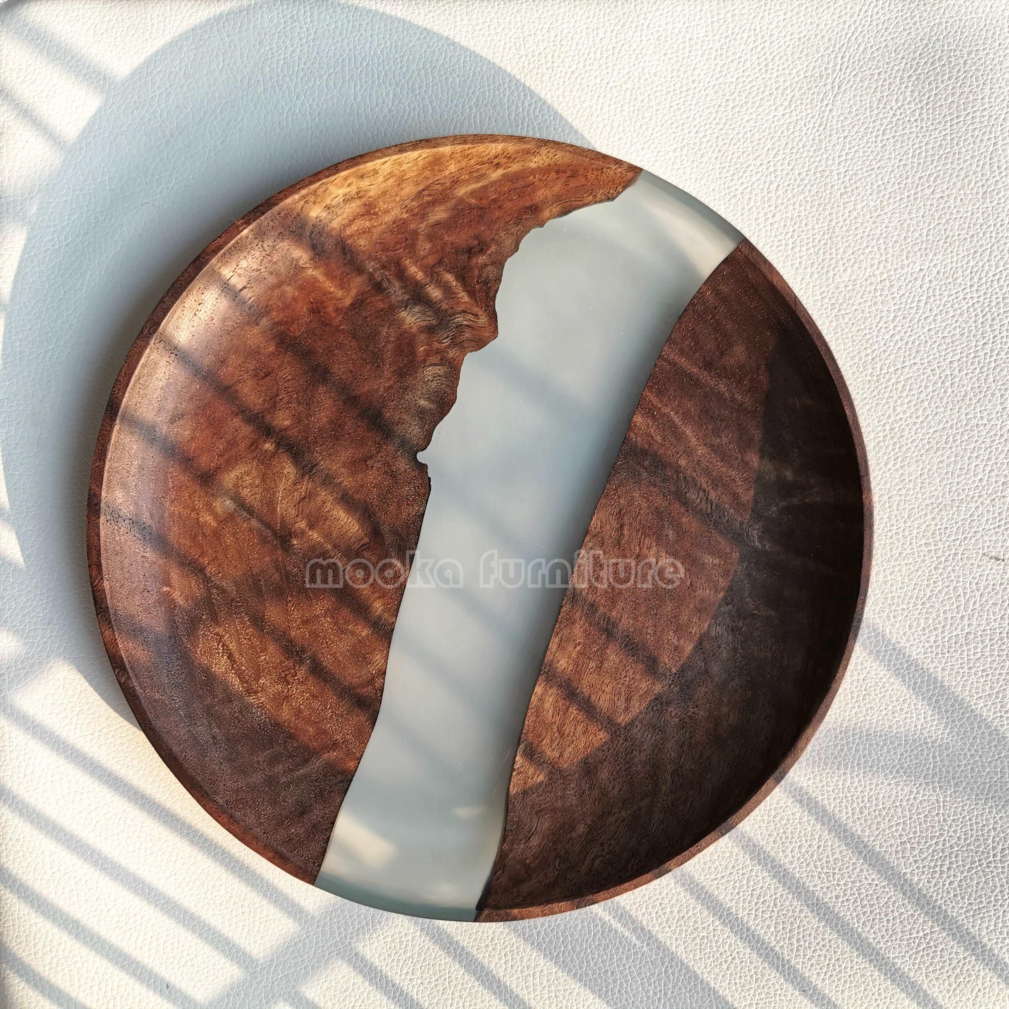 BLACK WALNUT RESIN TRAY FREE SHIPPING - MOOKA FURNITURE