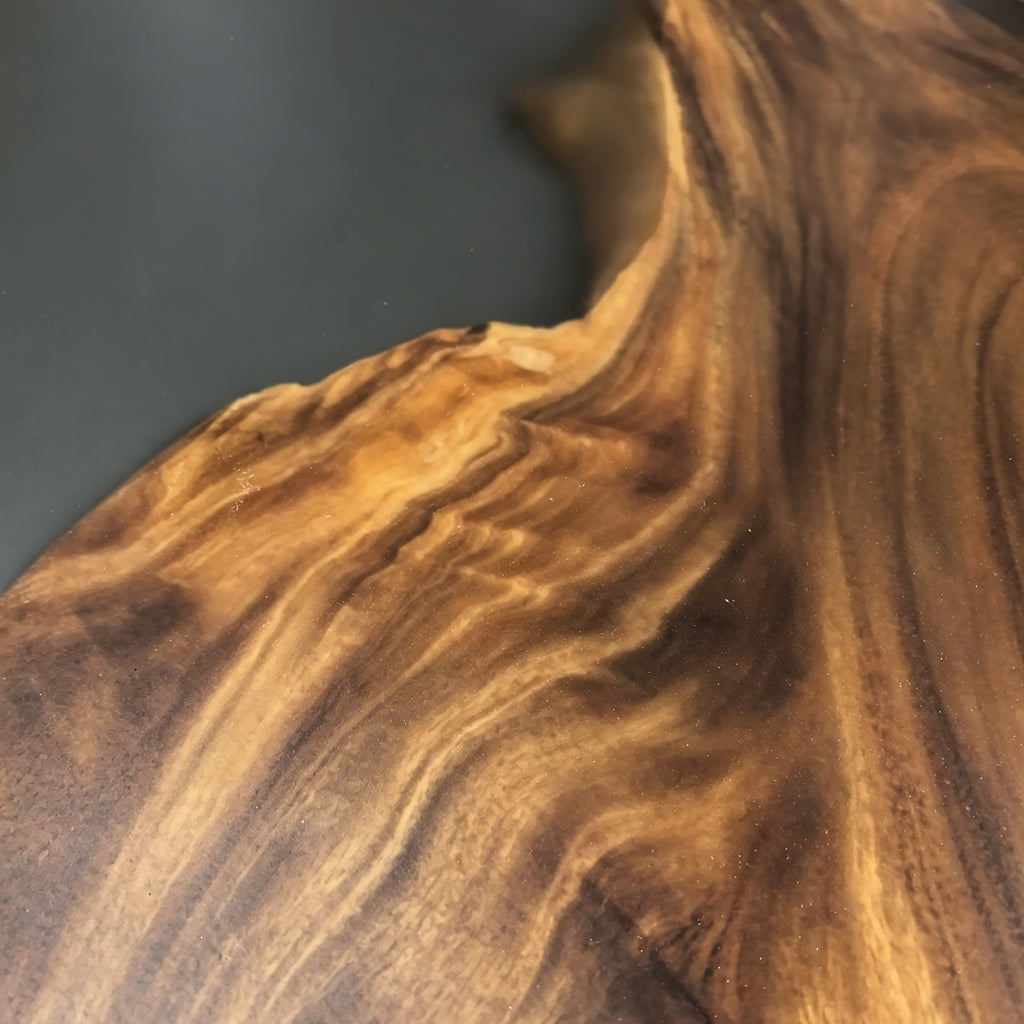 Exquisite exotic wood dining table for 10 seaters unique upscale dining table