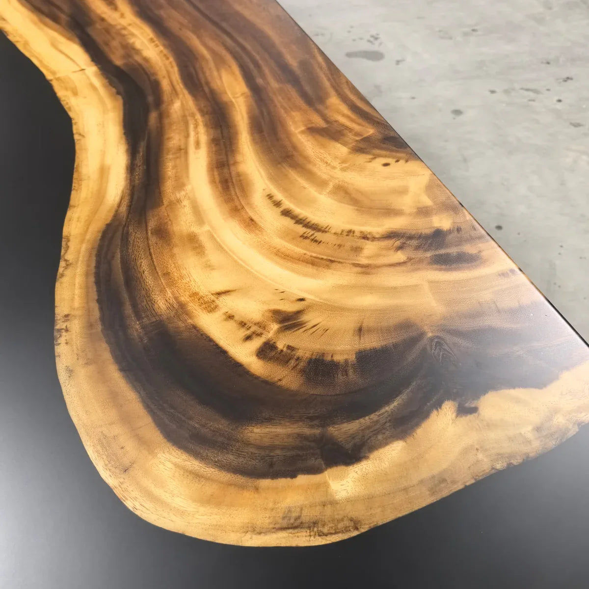 144 inch long large size for 14 person solid wood black epoxy river table 12 feet long communal dining table - MOOKA FURNITURE