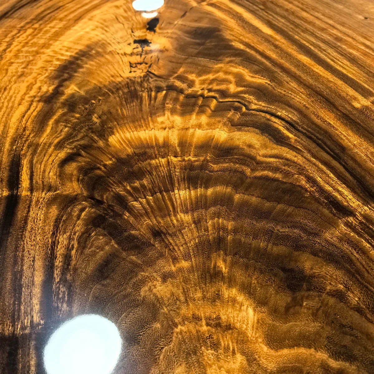 High-end dining table natural one piece wood river table 8-10 person - MOOKA FURNITURE