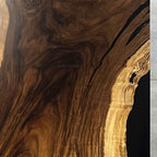 One-piece natural wood big size dining table for 8-10 people - MOOKA FURNITURE