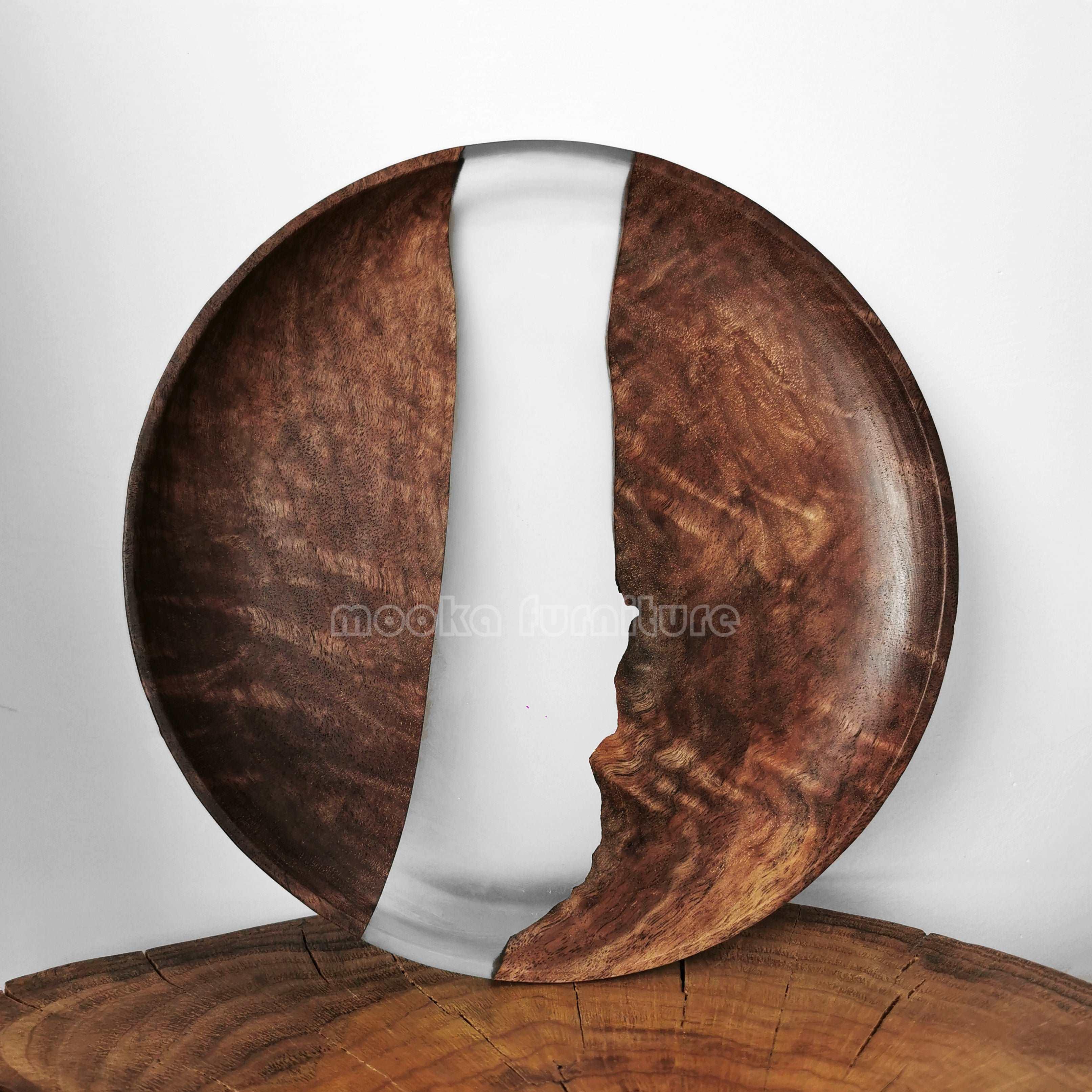 BLACK WALNUT RESIN TRAY FREE SHIPPING - MOOKA FURNITURE
