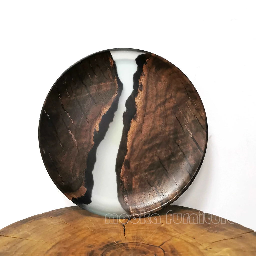 BLACK WALNUT RESIN TRAY FREE SHIPPING - MOOKA FURNITURE