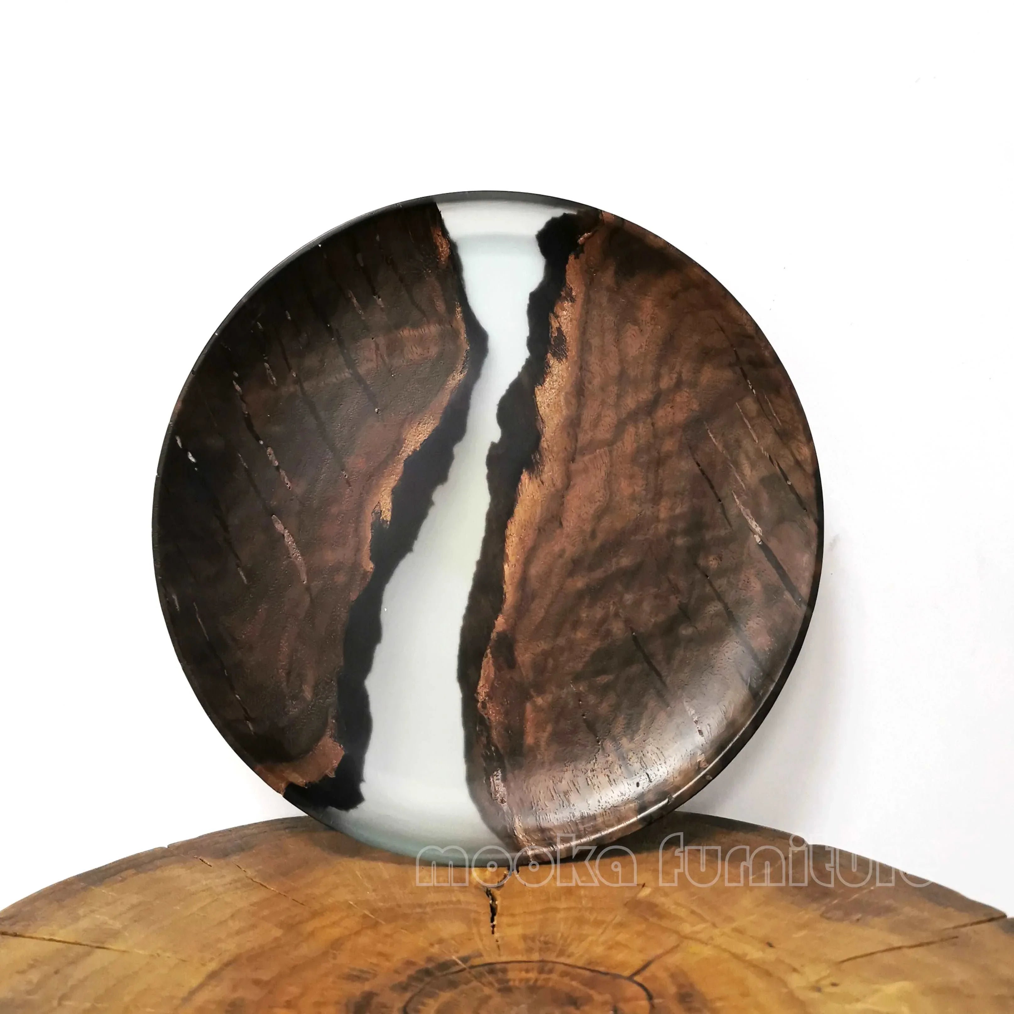 BLACK WALNUT RESIN TRAY FREE SHIPPING - MOOKA FURNITURE