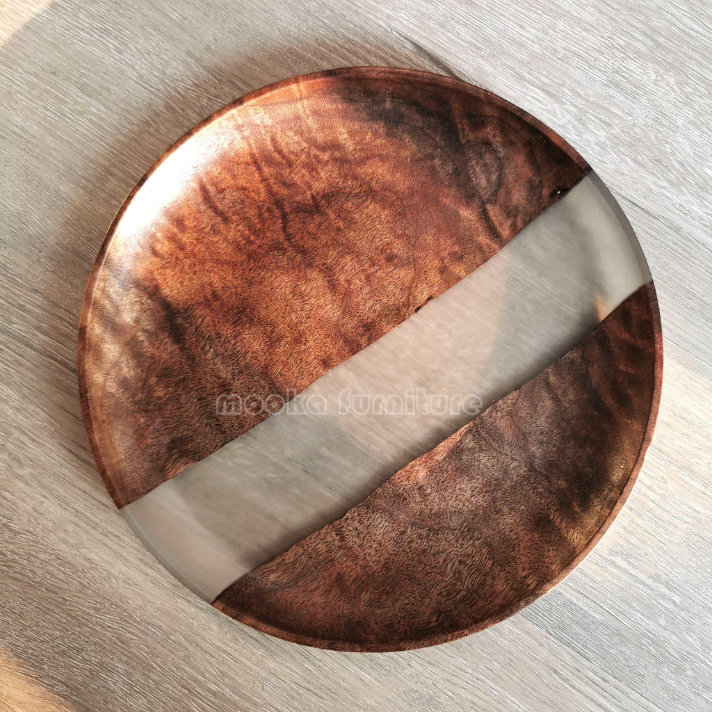 BLACK WALNUT RESIN TRAY FREE SHIPPING - MOOKA FURNITURE