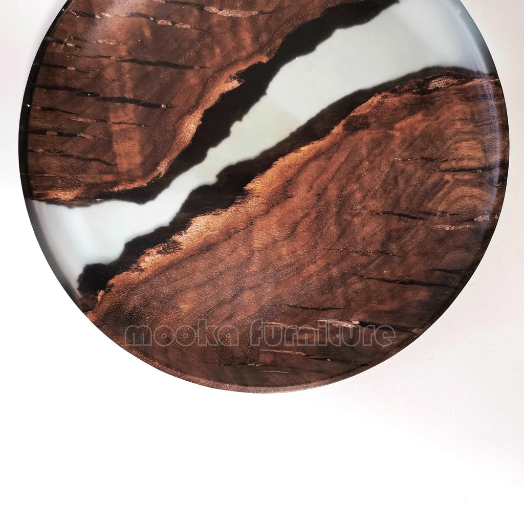 BLACK WALNUT RESIN TRAY FREE SHIPPING - MOOKA FURNITURE