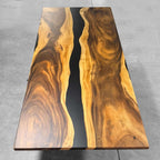 Big family dining table for 10-12 people black river table extra wide - MOOKA FURNITURE