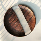 BLACK WALNUT RESIN TRAY FREE SHIPPING - MOOKA FURNITURE