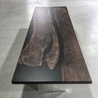 10feet meeting room table black walnut solid wood eye-catching conference table for 10 seats