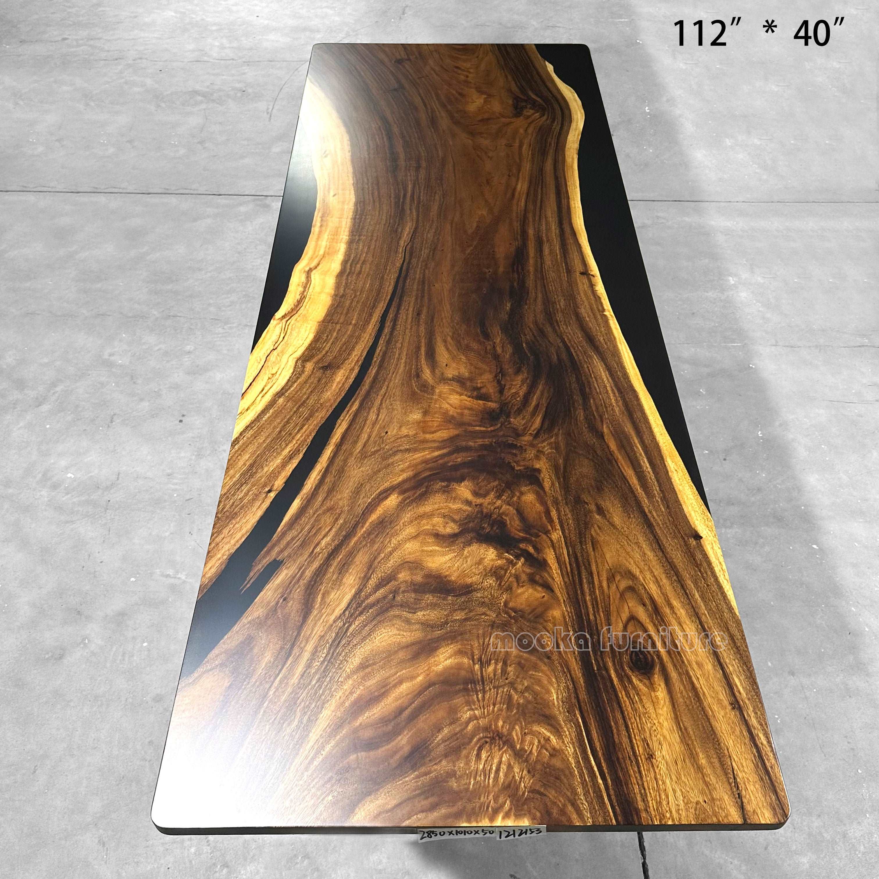 Resin Wood Dining Table - MOOKA FURNITURE