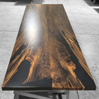 10feet Luxury bookmatch slab table solid wood dining table for 10-12 people
