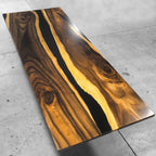 10feet stunning river table wood dining table for 10-12 people - MOOKA FURNITURE