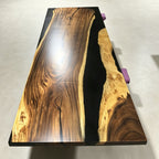 Custom Handcrafted solid wood dining table for big family gathering dining table