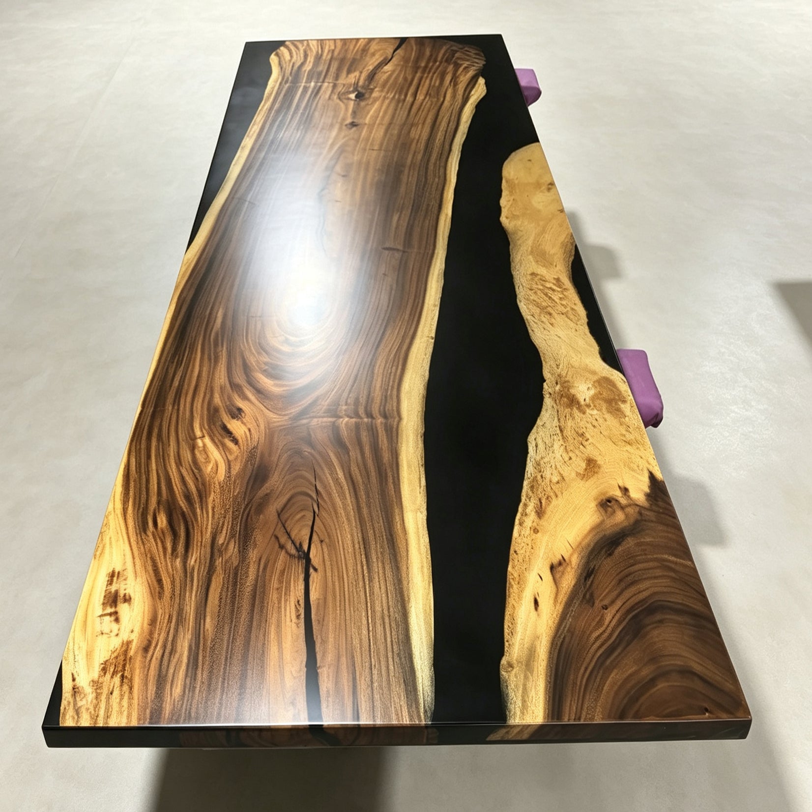 Custom Handcrafted solid wood dining table for big family gathering dining table