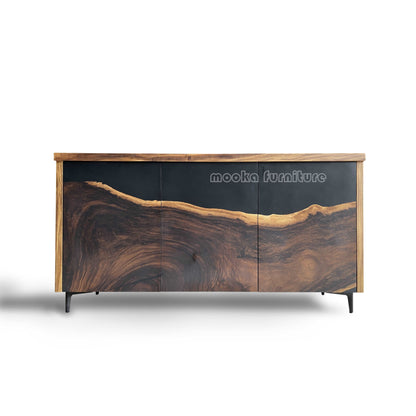 Resin Wood Cabinets - MOOKAFURNITURE