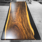 12ft Long table for 12-14 people big dining room open space table custom made wood table - MOOKA FURNITURE