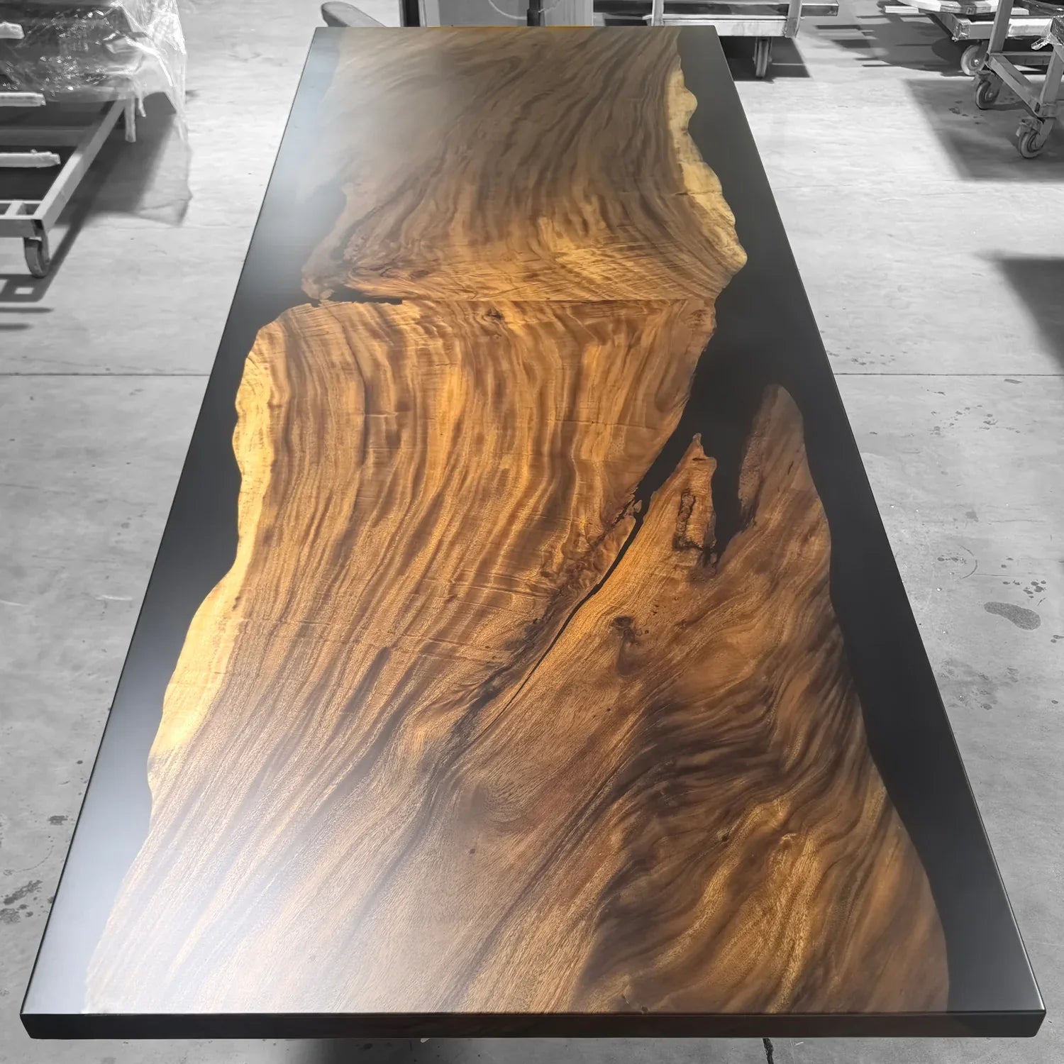 Massive Boardroom table in 13 ft for 14 people solid wood conference table custom made - MOOKA FURNITURE