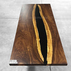 Artistry wood epoxy river table for 6-8 people - MOOKA FURNITURE
