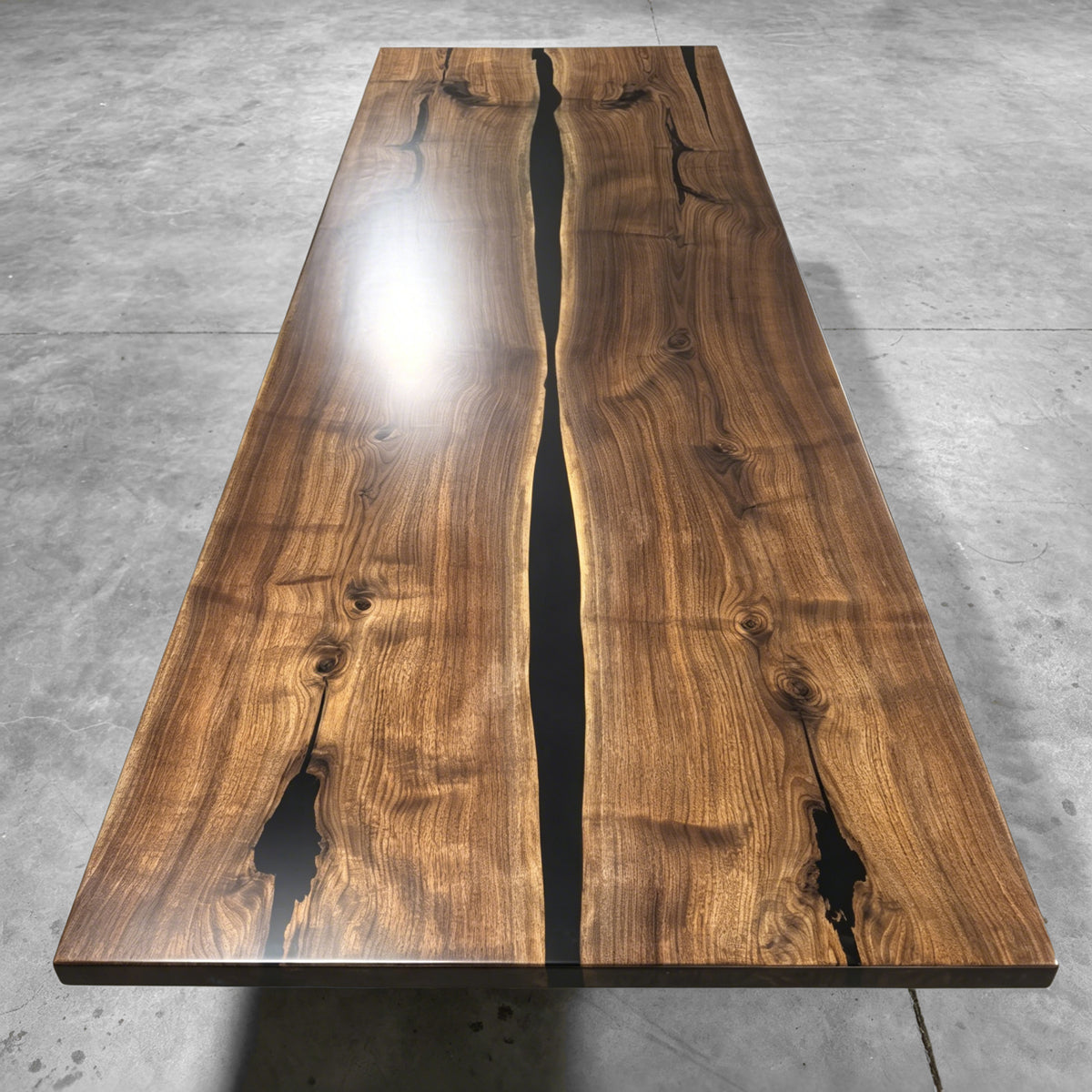 Luxury bookmatch blackwalnut  solid wood conference table for 12-14 seats