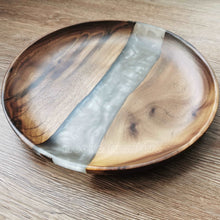 Load image into Gallery viewer, BLACK WALNUT RESIN TRAY FREE SHIPPING MKTY011-24A - MOOKAFURNITURE