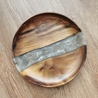 BLACK WALNUT RESIN TRAY FREE SHIPPING MKTY011-24A - MOOKA FURNITURE