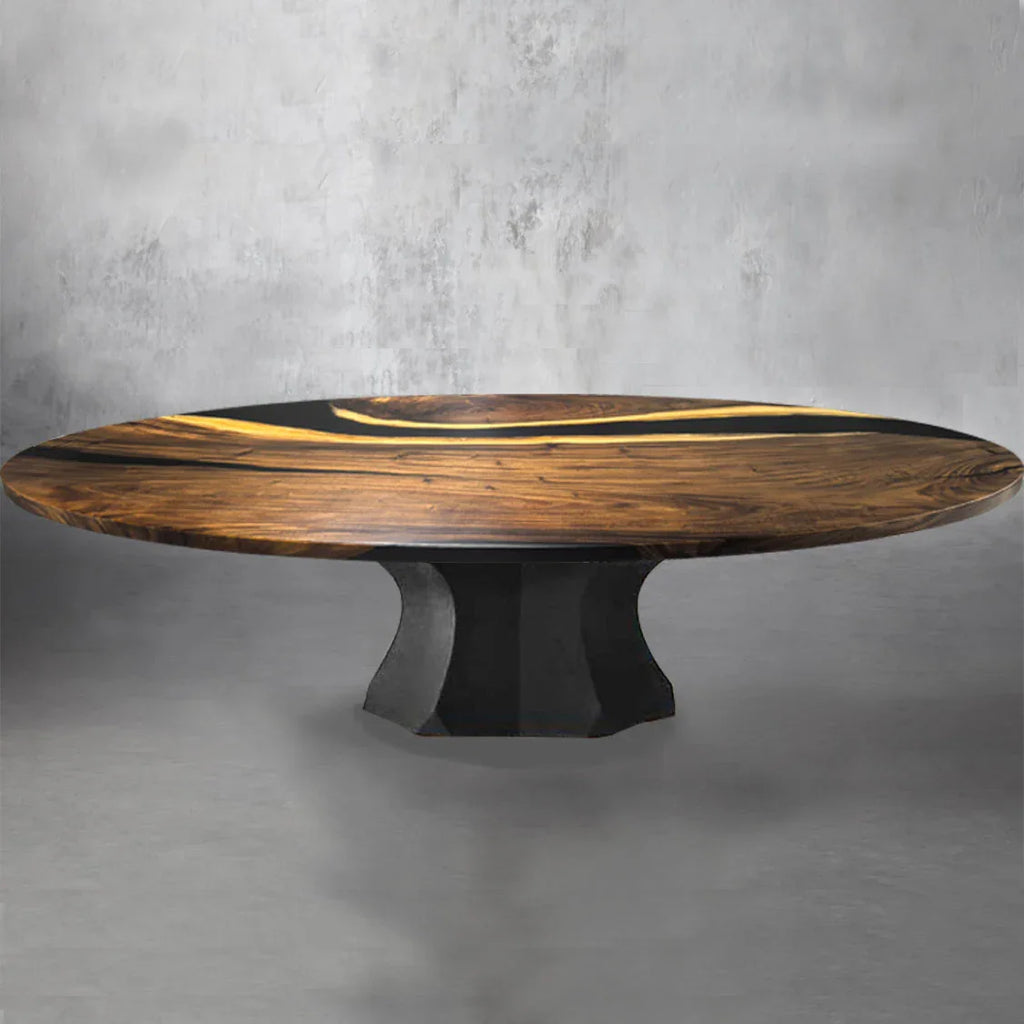 Large size Luxury Oval dining table for 12 people - MOOKA FURNITURE