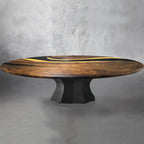 Large size Luxury Oval dining table for 12 people - MOOKA FURNITURE