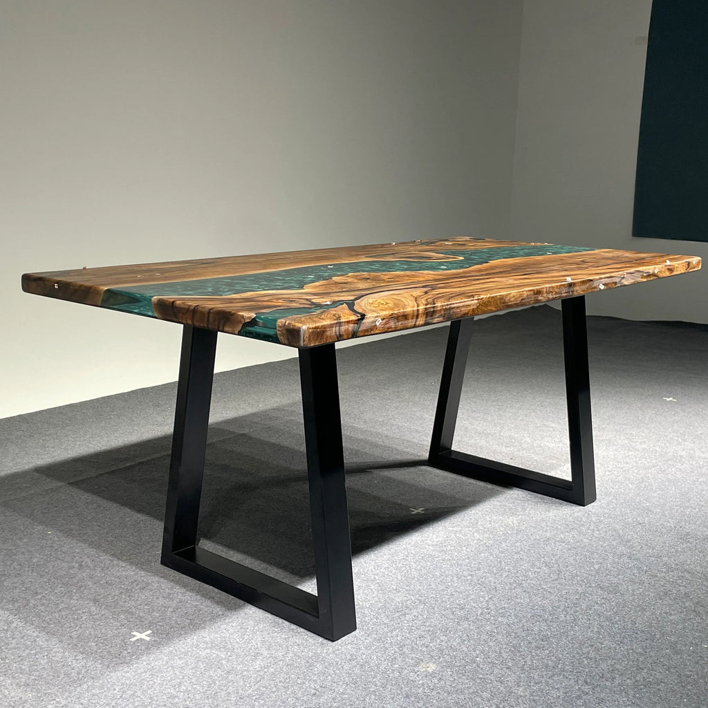 Trapezium Ladder Shape Table Legs 28" height for dining table(6-8 people) - MOOKA FURNITURE