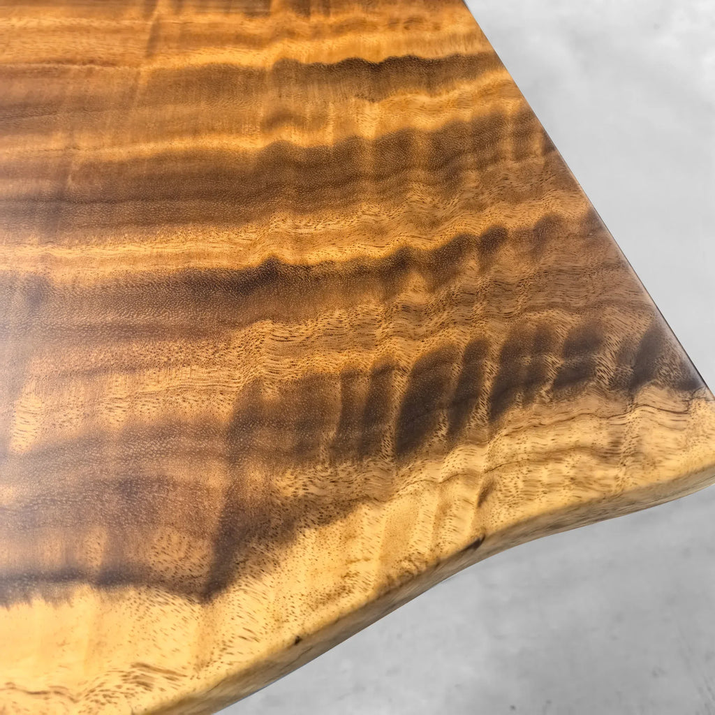 Unique live edge wood dinner room table for 12 seaters large size table - MOOKA FURNITURE