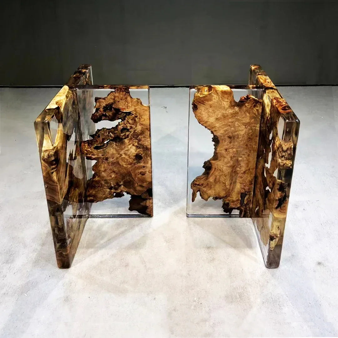 The T base 28" height matching to Camphorne wood table top for 8-10 people - MOOKA FURNITURE