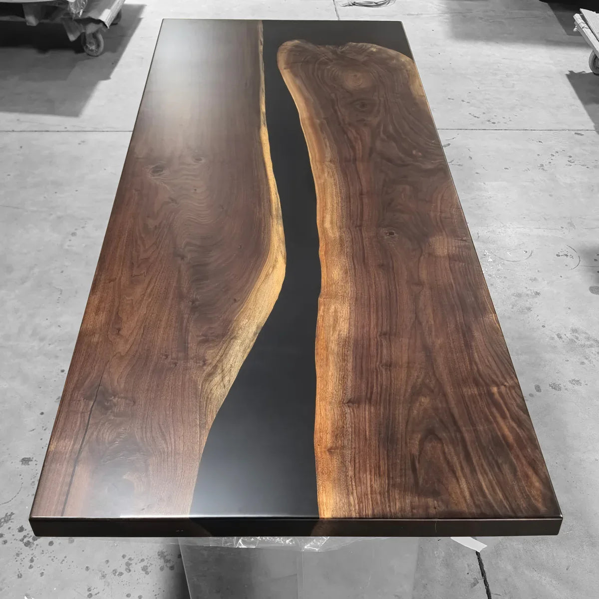 Blackwalnut stylish dining room table for 8-10 people - MOOKA FURNITURE