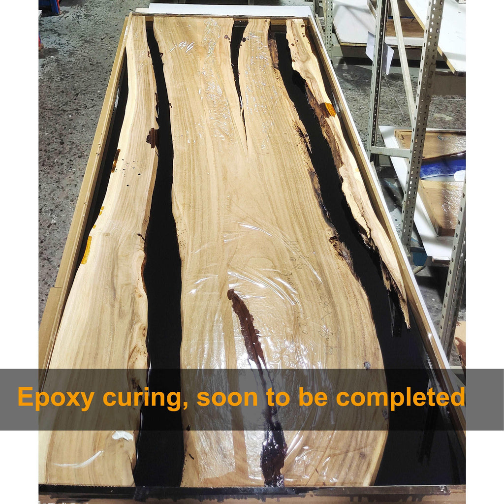 Large size unique river table for 10-12 people - MOOKA FURNITURE