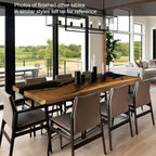 Luxury 10 seats black epoxy dining table - MOOKA FURNITURE