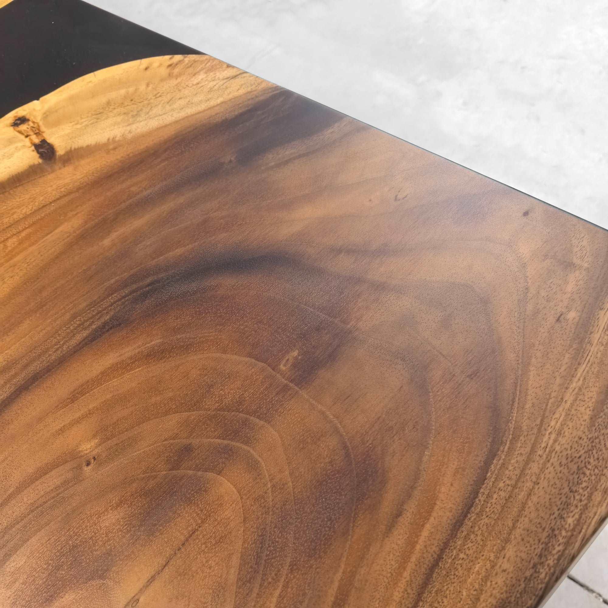 Big family dining table for 10-12 people black river table extra wide - MOOKA FURNITURE