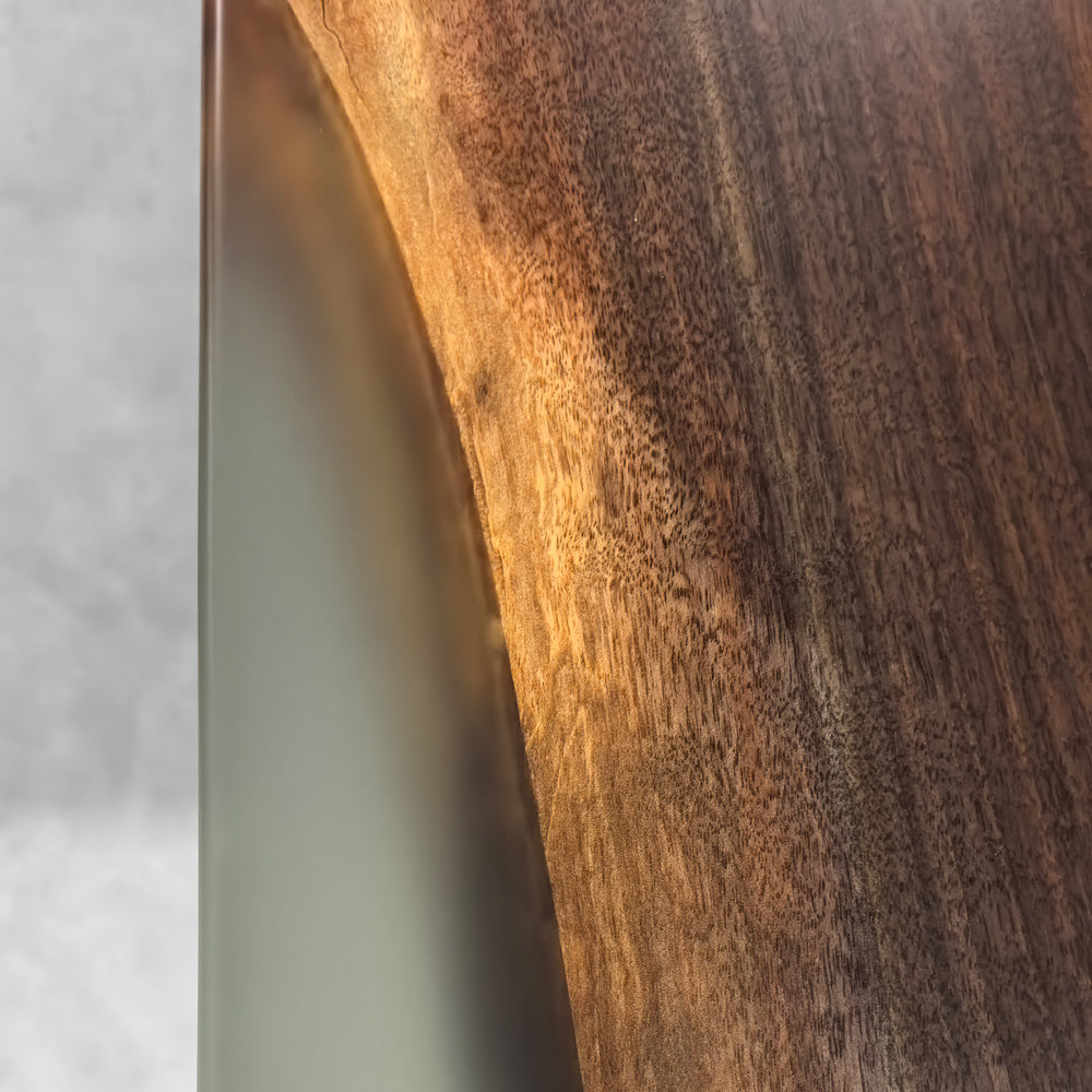 12ft black walnut Large size river table dining room table for 14