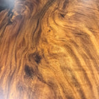 Luxury upscale one piece exotic wood dining table for 8-10 people