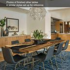 Awesome black epoxy river table - MOOKA FURNITURE